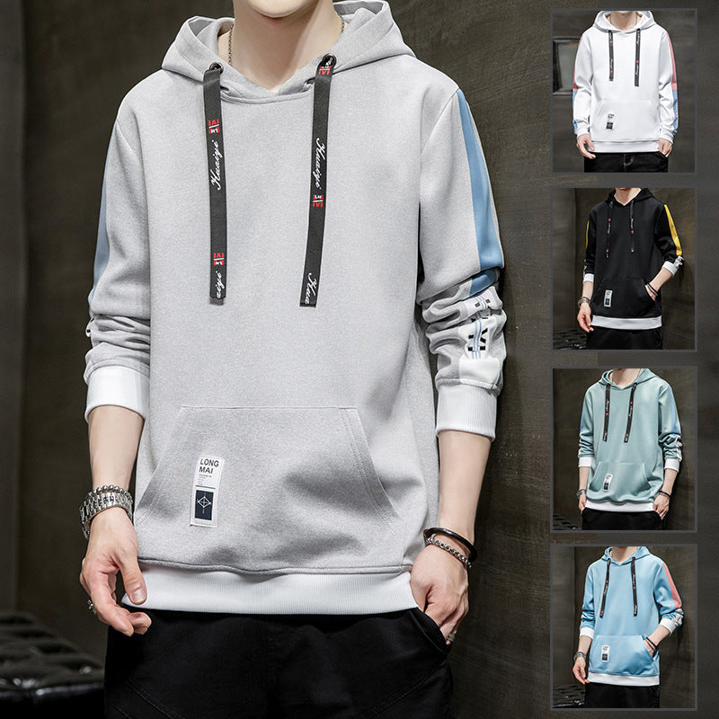 Men's Casual Printed Loose Long Sleeve Top